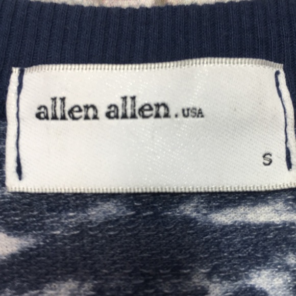 😎 Mottled Blue and white crewneck sweatshirt - Picture 4 of 5